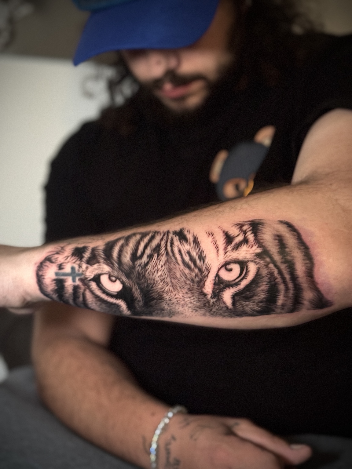 Tiger tattoo by John Paul Curtis